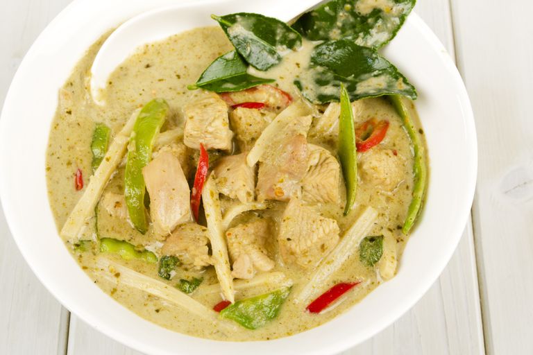 frango tailandês de curry
